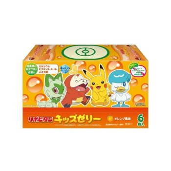 리포비탄 키즈 젤리 오렌지 풍미 125g×6 다이쇼제약