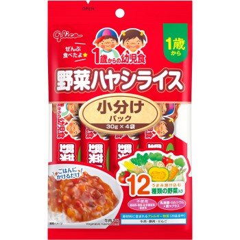 1세부터의 유아식 소분 팩 야채 하야시라이스 30g×4 아이쿠레오