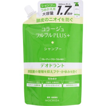 콜라주풀풀 플러스 데오드란트 샴푸 리필 340ml 모치다 헬스케어 (의약외품)