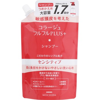 콜라주풀풀 플러스 센시티브 샴푸 리필 340ml 모치다 헬스케어 (의약외품)