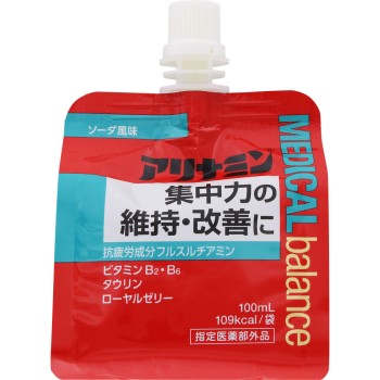 아리나민 메디컬 밸런스 T 소다 풍미 100ml 아리나민 제약 (지정의약외품)