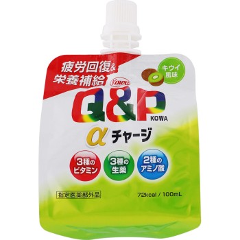 큐피코와 알파차지 키위 풍미 100mL×6 코와