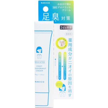 NAKIKO 약용 데오드란트 풋 크림 30g 코스메프리크 (의약외품)